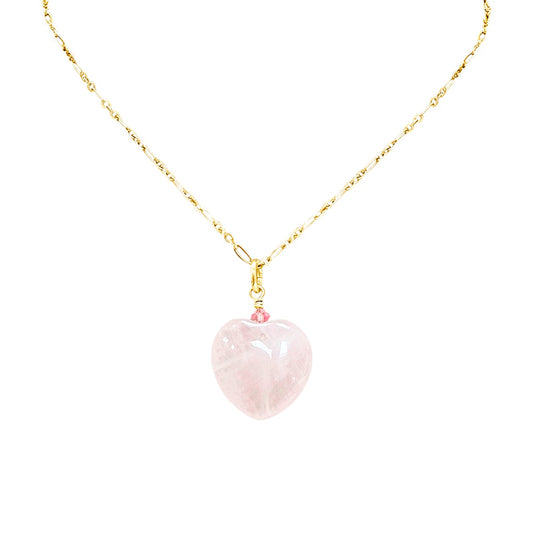 Give A Little Love Rose Quartz Heart